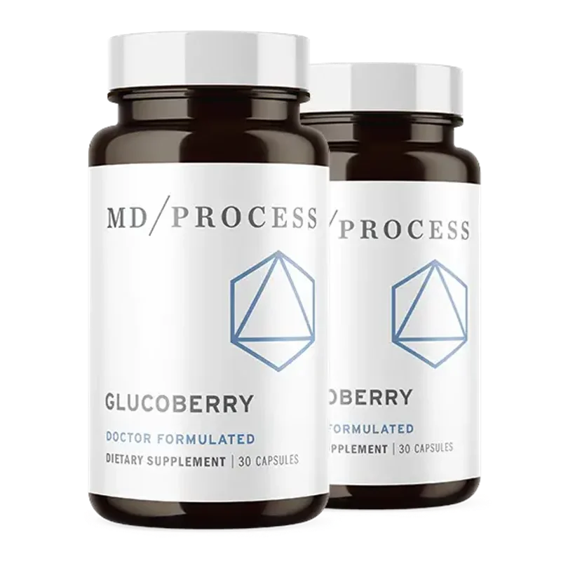 GlucoBerry Blood Sugar Relief Supplement — 2 Bottle / 60 Day Pack